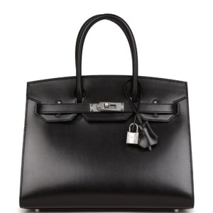 Hermès Birkin Sellier 30 Black 89 Box 2023 B