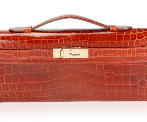 Hermès Kelly Cut Miel 33 Niloticus Crocodile Shiny 2021 Y