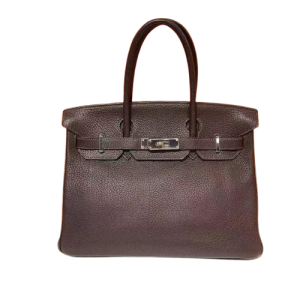 Hermès Birkin  30 Ebene  46 Clemence 2007 K