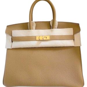 Hermès Birkin  25 Bronze Dore  U8 Togo 2020 Y