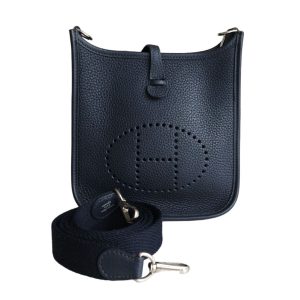 Hermès Evelyne  Mini Blue Nuit 2Z Clemence 2021 Z