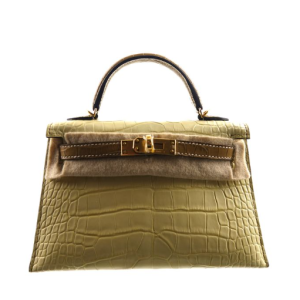 Hermès Kelly Bicolor & HSS 20 Kraft 2H, Vanille Y1 Alligator Matt 2023 B
