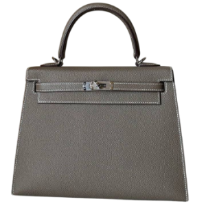 Hermès Kelly Sellier 25 Etoupe  18 Epsom 2022 U