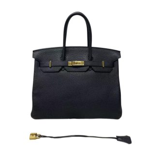 Hermès Birkin  35 Black 89 Togo 2012 P