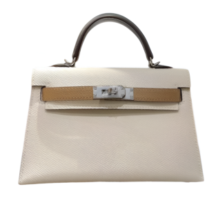 Hermès Kelly Sellier 20 Craie  10, Gold 37 Epsom 2024 W