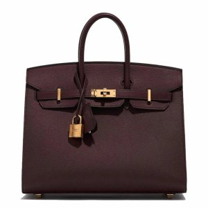 Hermès Birkin  25 Rouge Sellier 0G Epsom 2021 Z