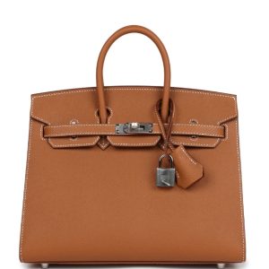 Hermès Birkin Sellier 25 Gold 37 Epsom 2023 B