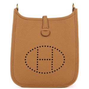 Hermès Evelyne  Mini Biscuit 01P Clemence 2024 W