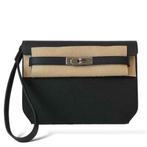 Hermès Kelly Depeche 25 Black 89 Togo 2025 K