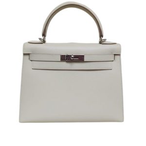 Hermès Kelly Sellier 28 Craie  10 Epsom 2022 U