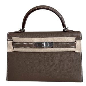 Hermès Kelly Sellier 20 Etoupe  18 Epsom 2024 W