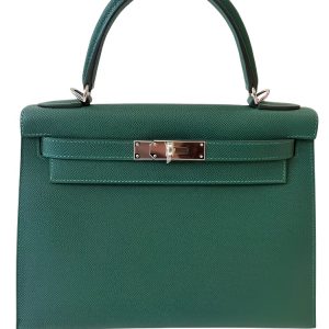 Hermès Kelly Sellier 28 Vert Moyen 65 Epsom 2024 W