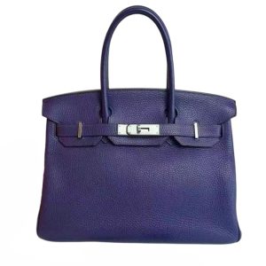 Hermès Birkin  30 Iris 9K Togo 2010 N