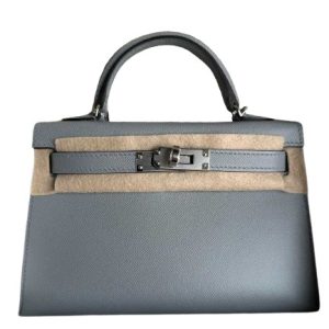 Hermès Kelly Sellier 20 Gris Pantin (P0) Epsom 2024 W