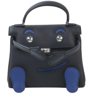 Hermès Kelly Doll Blue Indigo 76, Blue Royale 08 Swift 2025 W