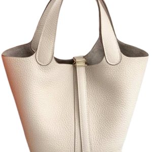 Hermès Picotin  18 Craie  10 Clemence 2022 U