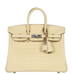 Hermès Birkin  25 Vanille Y1 Alligator Matt 2024 W
