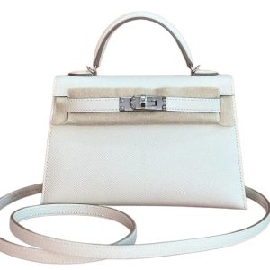 Hermès Kelly Sellier 20 Craie  10 Epsom 2016 X