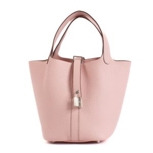 Hermès Picotin  18 Rose Sakura 3Q Clemence 2024 W