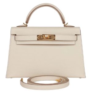 Hermès Kelly Sellier 20 Craie  10 Epsom 2025 K