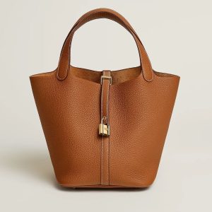 Hermès Picotin  22 Gold 37 Clemence N/A N/A