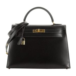 Hermès Kelly  25 Black 89 Box 2020 Y