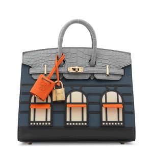 Hermès Birkin Faubourg 20 Black 89, Craie  10, Gris Ciment 0V, Gris Misty H0, Orange H 93 Alligator Matt, Madame, Sombrero, Swift 2025 W