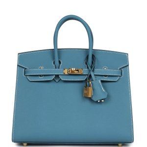 Hermès Birkin Sellier 30 Blue Jean  75 Epsom 2025 K