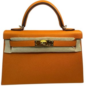 Hermès Kelly Sellier 20 Orange H 93 Epsom 2023 B