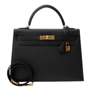 Hermès Kelly  32 Black 89 Epsom 2025 K