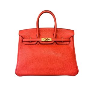Hermès Birkin  25 Orange Poppy 8V Togo 2015 T