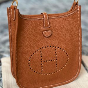 Hermès Evelyne  Mini Gold 37 Clemence N/A N/A