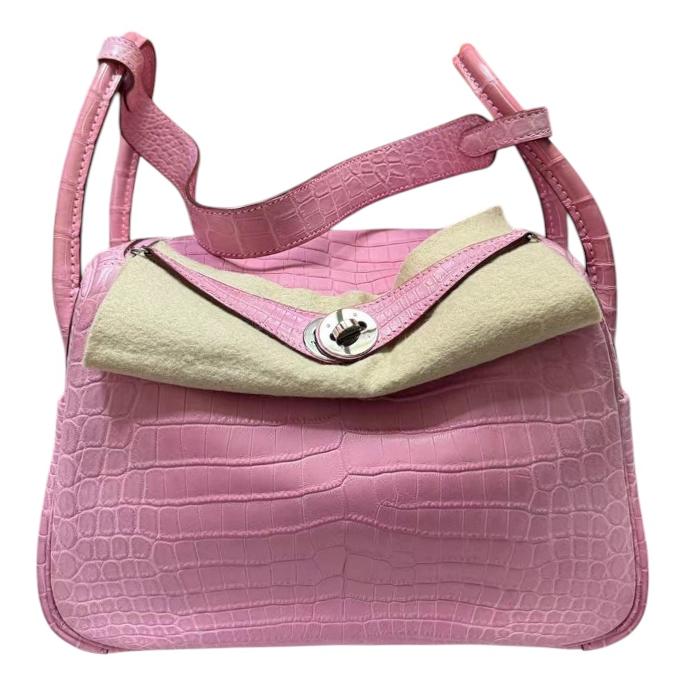 Hermès Lindy  26 Bubblegum L4 Alligator Matt 2021 D