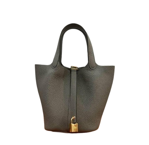 Hermès Picotin  18 Gris Pantin (P0) Clemence 1978