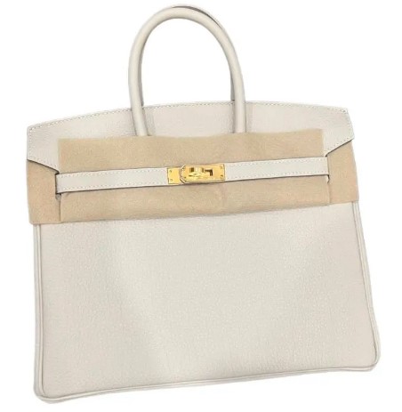 Hermès Birkin HSS & Verso 25 Chalk 10, Gold 37 Togo 2025 K