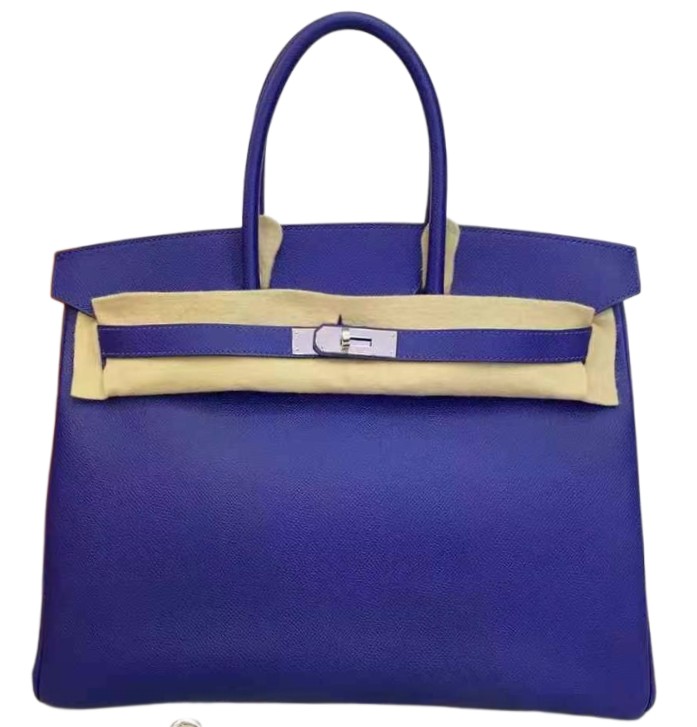 Hermès Birkin  35 Graphite 88 Porosus Crocodile Shiny 2014 R