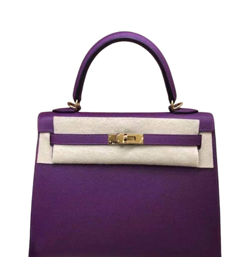 Hermès Kelly Sellier 25 Poussiere 1C Epsom 2026 G