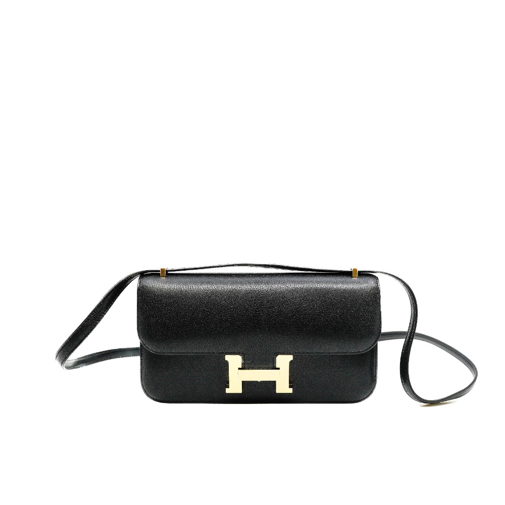 Hermès Constance Elan Black 89 Chevre Myzore 2000 B