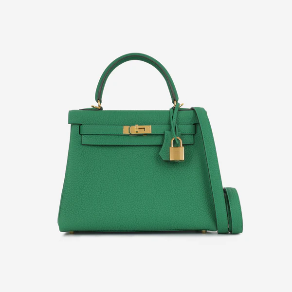 Hermès Kelly  25 Vertigo Green U4 Togo 2020 B