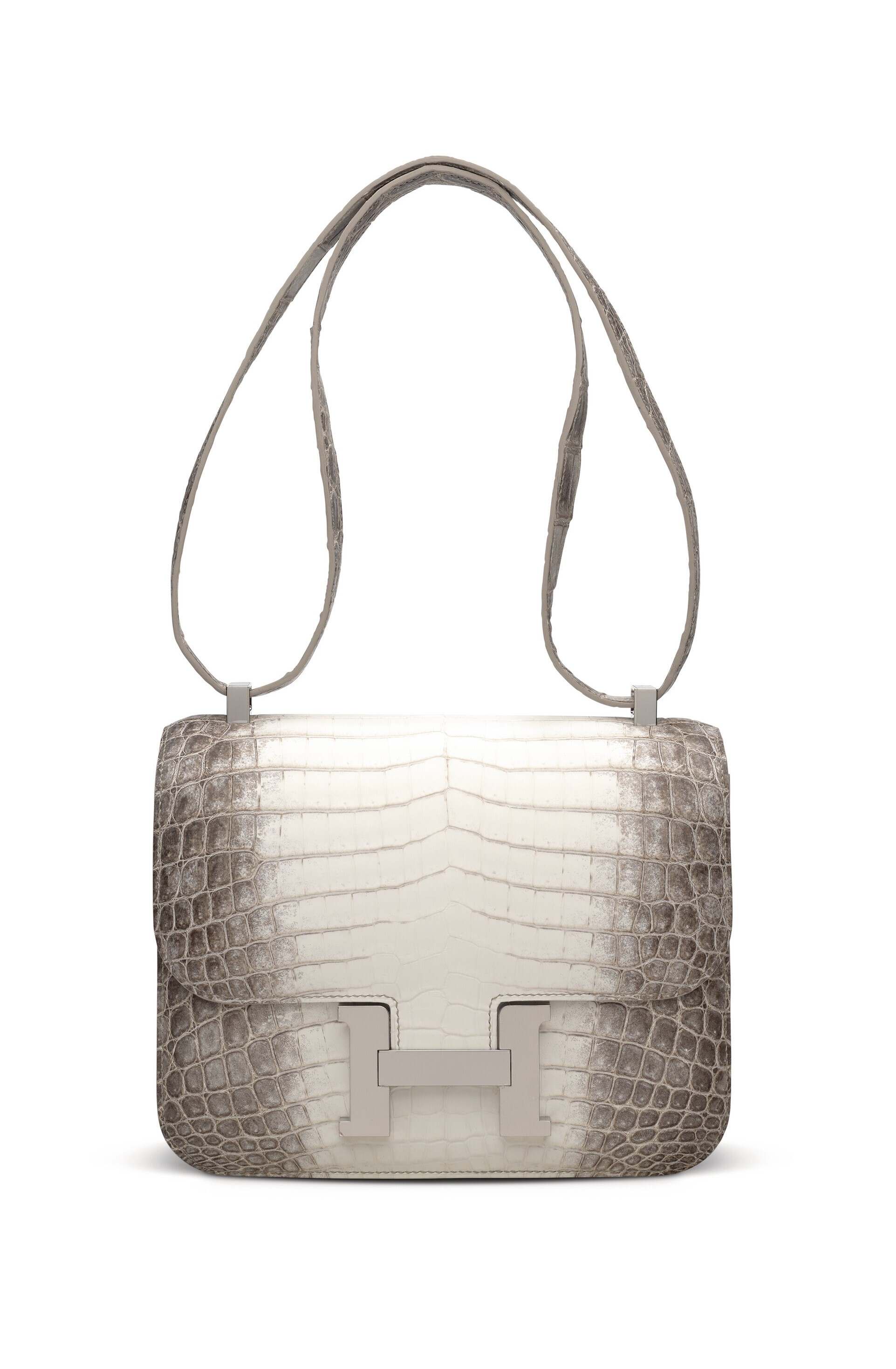 Hermès Constance Himalaya 24 White 01 Niloticus Crocodile Matt 1999 D