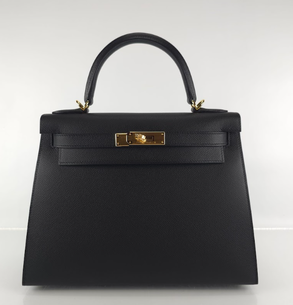Hermès Kelly Sellier 28 Black 89 Epsom 2026 G